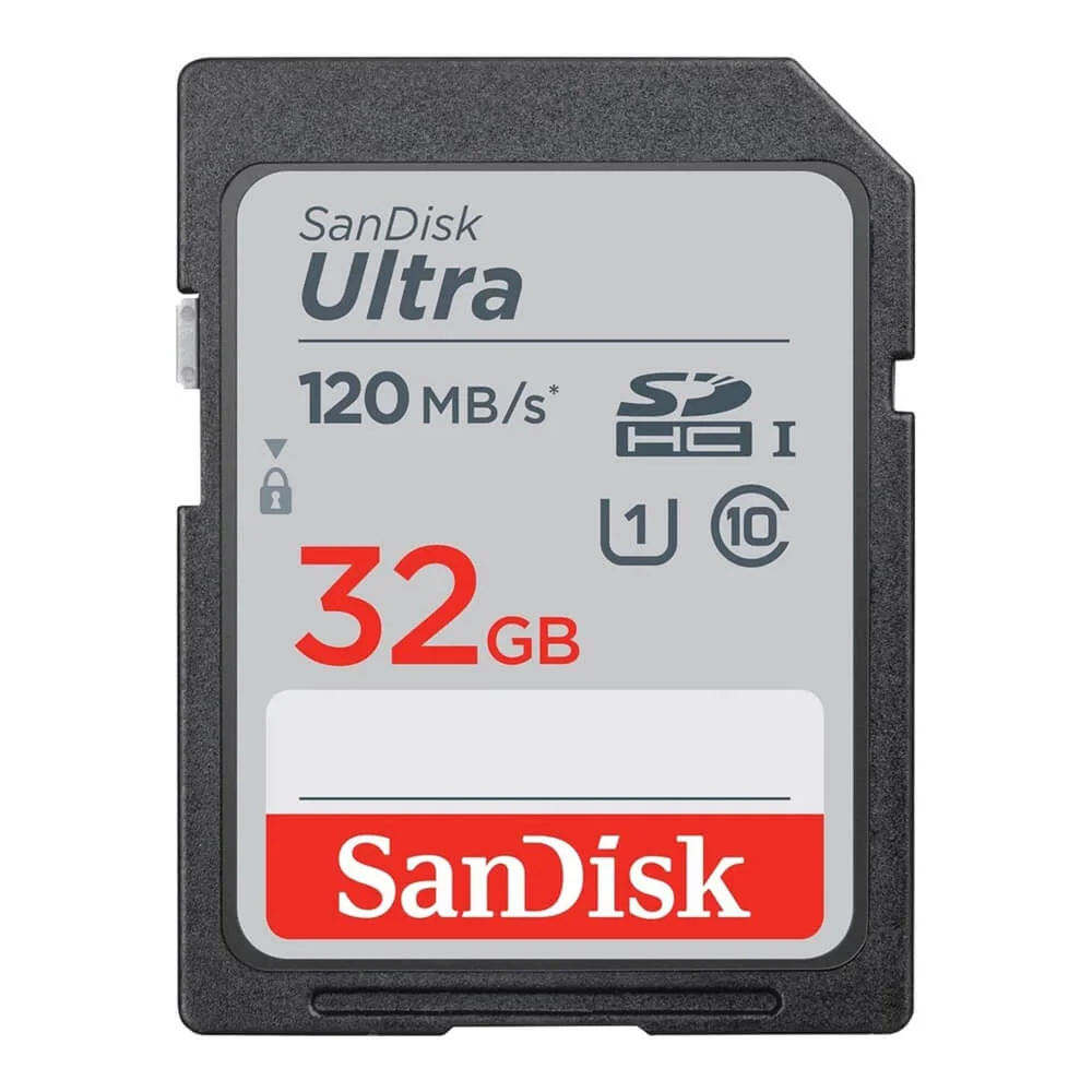 SanDisk Ultra SDHC UHS-I Memory Card - 32GB